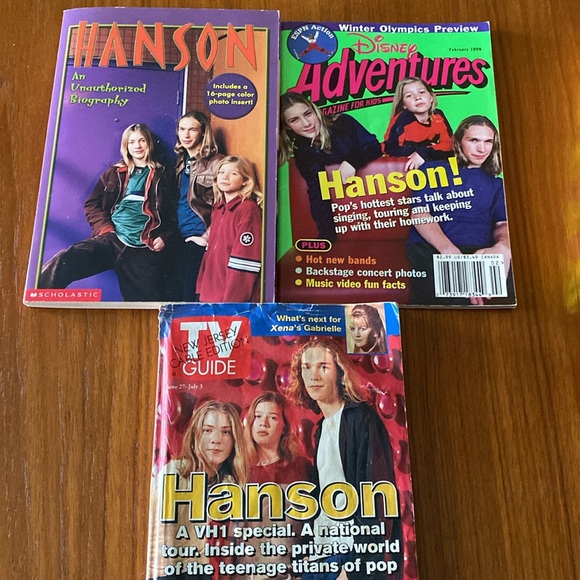 VTG Hanson Set of 2 VHS Tapes & 7 Books - Picture 9 of 14